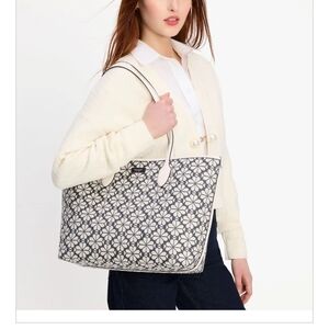 Kate Spade Spade Flower Jacquard Large Tote